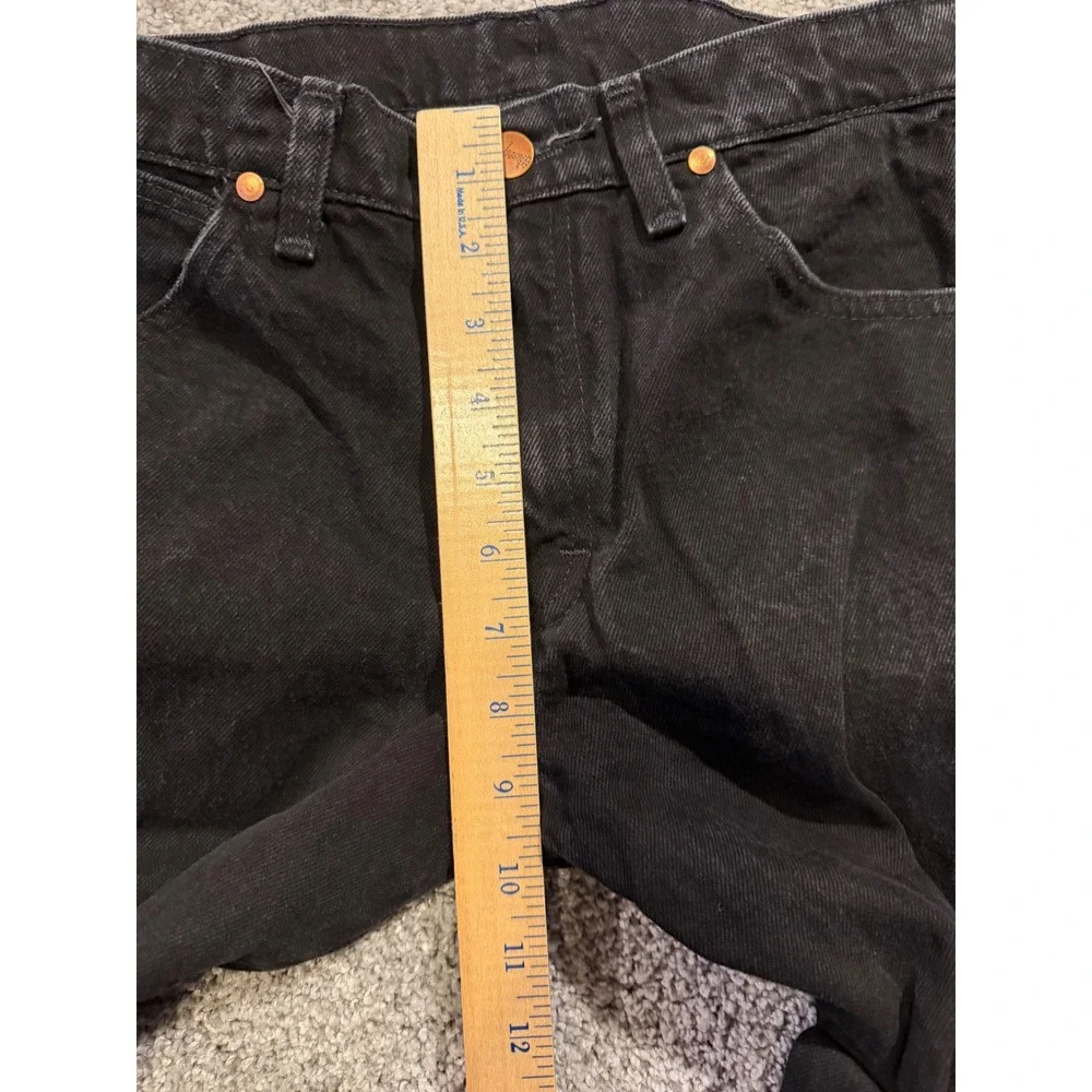 Wrangler Jeans Boys 14 Reg Black Cowboy Cut Relaxed Fit Straight Leg Cotton *